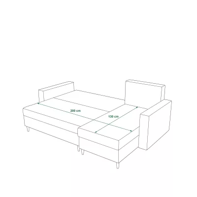 VÝPRODEJ - Rohová sedací souprava JAVIERA - béžová