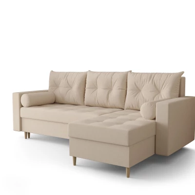 VÝPRODEJ - Rohová sedací souprava JAVIERA - béžová