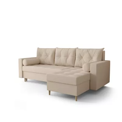 VÝPRODEJ - Rohová sedací souprava JAVIERA - béžová