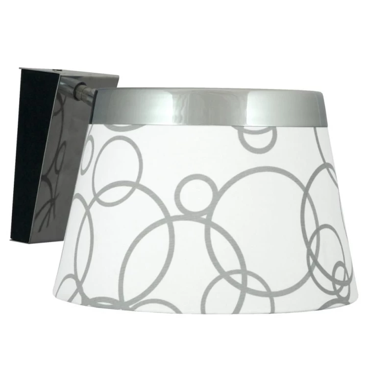 Moderní nástěnná lampa IMPRESJA - 1xE27, bílá / černá