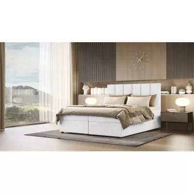 VÝPRODEJ - Kontinentální postel DELTA 4 - 180x200, bílá