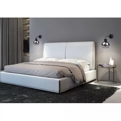 Moderní nástěnné osvětlení LADY - 1xE27, 40W, černé / kouřové sklo