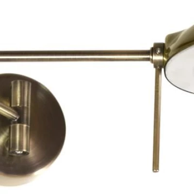 Nástěnná flexibilní lampa ke čtení LARGO - 1xG9, 28W, patina