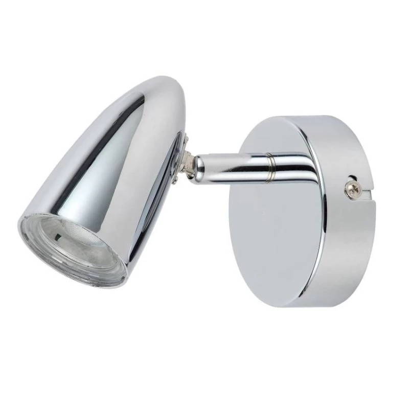 Nástěnná LED lampa k posteli LIBERTY - 1x4W, 3000K (teplá bílá), chromovaná