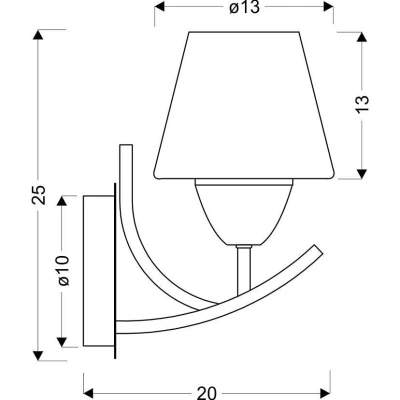 Nástěnné moderní osvětlení LONDYN - 1xE27, 60W, bílé / černé