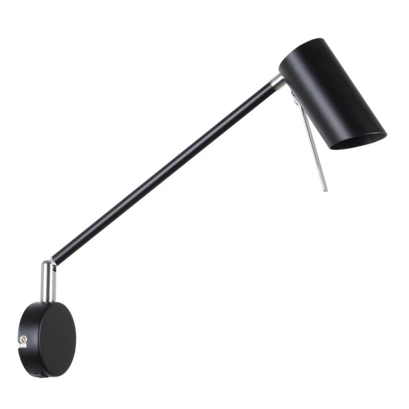 Flexibilní nástěnná lampa na čtení MILLY - 1xGU10, 40W, matná černá