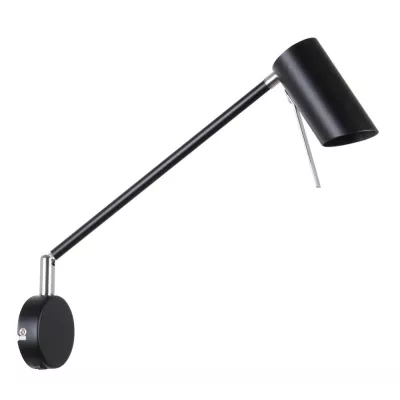 Flexibilní nástěnná lampa na čtení MILLY - 1xGU10, 40W, matná černá