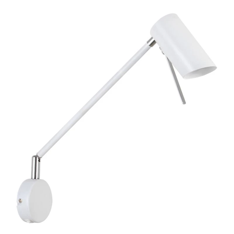 Flexibilní nástěnná lampa na čtení MILLY - 1xGU10, 40W, matná bílá