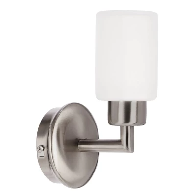 Nástěnné osvětlení MIRROR 2 - 1xG9, 40W, stříbrná / bílá