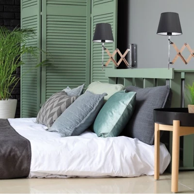 Nástěnná flexibilní lampa na čtení MITO, 1xE27 - 40W, chromovaná / černá