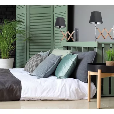 Nástěnná flexibilní lampa na čtení MITO, 1xE27 - 40W, chromovaná / černá