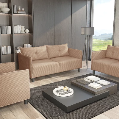 VÝPRODEJ - Designová sedací sestava MAELLA - béžová