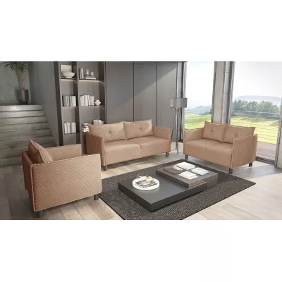 VÝPRODEJ - Designová sedací sestava MAELLA - béžová