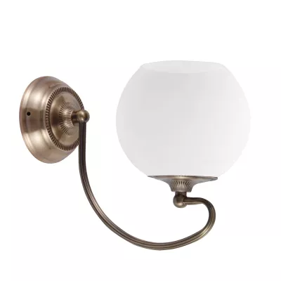 Rustikální nástěnná lampa ORBIT - 1xE27, 60W, měděná / patina