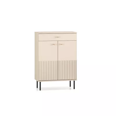 VÝPRODEJ - Policový botník s dvířky FAREL - kašmír