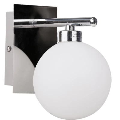 Moderní nástěnné svítidlo RAISA - 1xG9, 40W, chromované / bílé