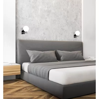 Moderní nástěnné svítidlo RAISA - 1xG9, 40W, chromované / bílé