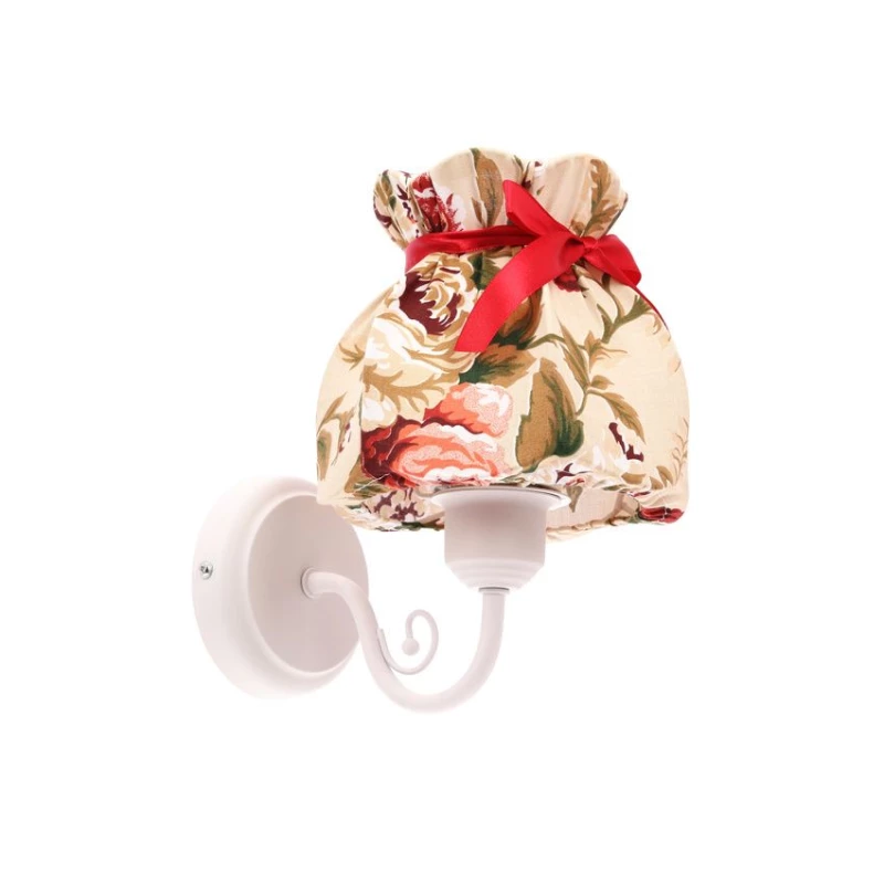 Provence nástěnná lampa ROZANO - 1xE27, 40W, bílá / různobarevná