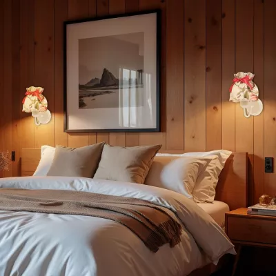 Provence nástěnná lampa ROZANO - 1xE27, 40W, bílá / různobarevná