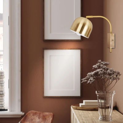 Nástěnná flexibilní lampa k posteli RUPI - 1xE27, 40W, patina