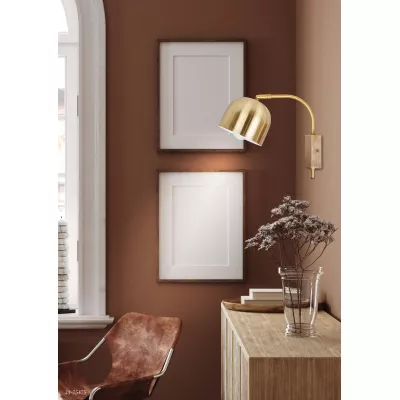 Nástěnná flexibilní lampa k posteli RUPI - 1xE27, 40W, patina
