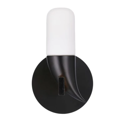 Designové nástěnné LED osvětlení SAKAI - 5,4W, 3000K (teplá bílá), přírodní dřevo / černá