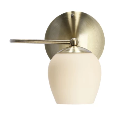 Rustikální nástěnné svítidlo SERANO - 1xE27, 60W, patina / krémové