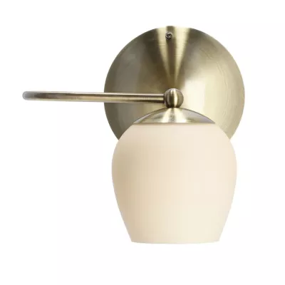 Rustikální nástěnné svítidlo SERANO - 1xE27, 60W, patina / krémové