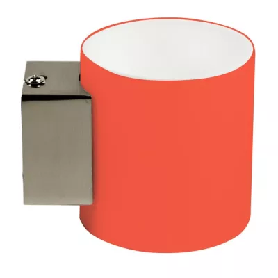 Nástěnné moderní osvětlení SIMONET - 1xG9, 40W, stříbrné / oranžové