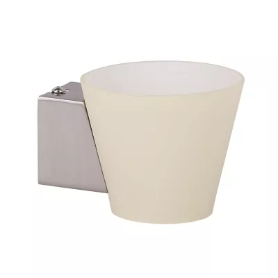 Nástěnné moderní svítidlo SIMONET - 1xG9, 40W, stříbrné / bílé