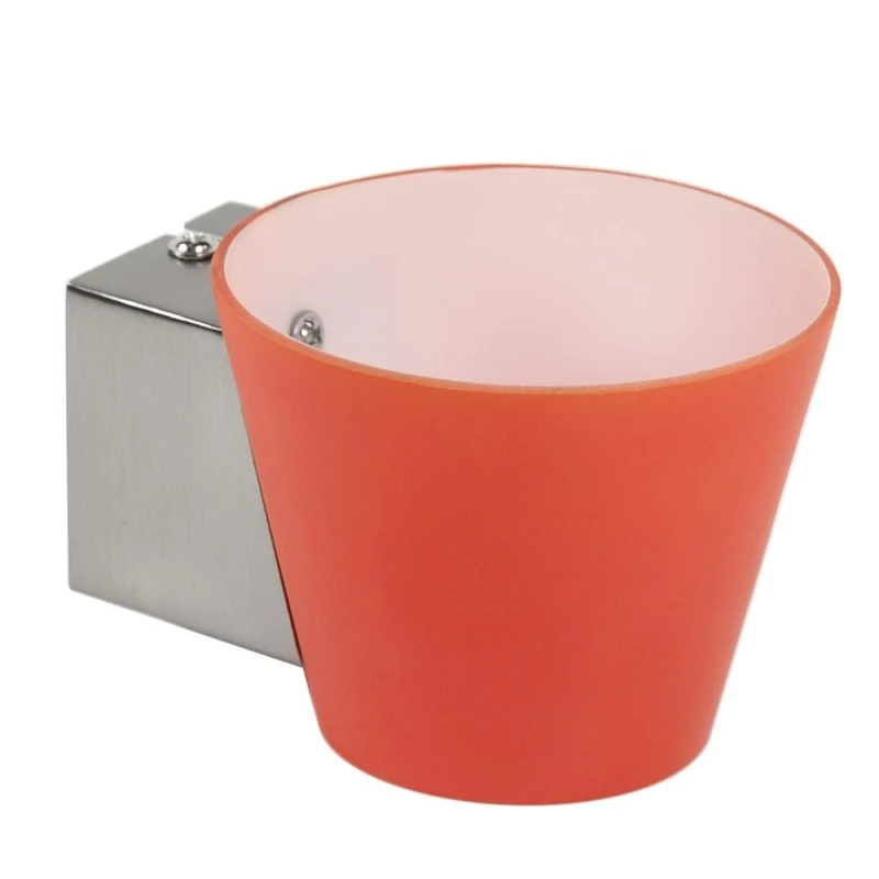 Nástěnné moderní svítidlo SIMONET - 1xG9, 40W, stříbrné / oranžové