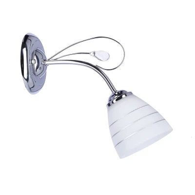 Nástěnné osvětlení SIMPLI - 1xE27, 40W, chromované / bílé