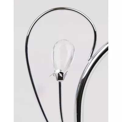 Nástěnné osvětlení SIMPLI - 1xE27, 40W, chromované / bílé