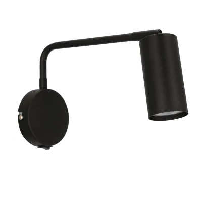 Nástěnná lampa k posteli TINA - 1xGU10, 15W, černá