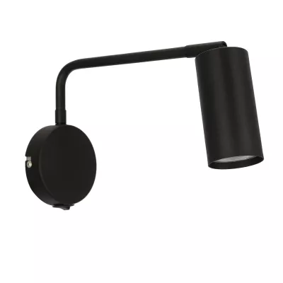 Nástěnná lampa k posteli TINA - 1xGU10, 15W, černá