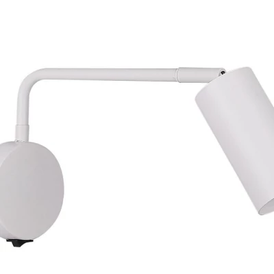 Nástěnná lampa k posteli TINA - 1xGU10, 15W, bílá
