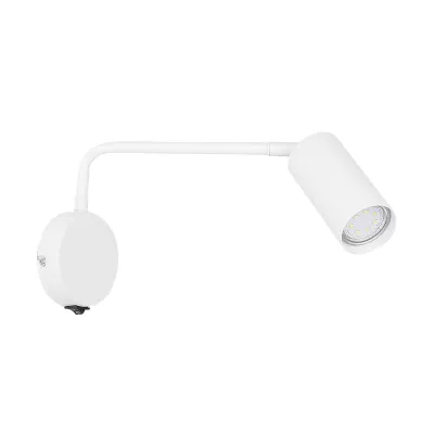 Nástěnná lampa k posteli TINA - 1xGU10, 15W, bílá