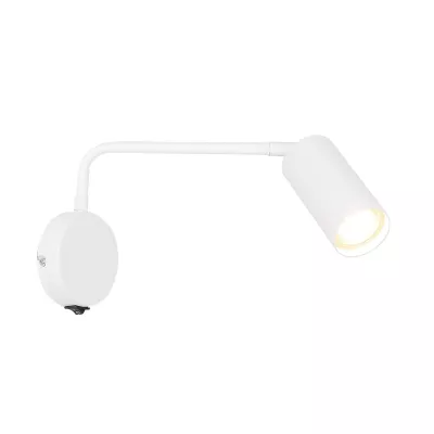 Nástěnná lampa k posteli TINA - 1xGU10, 15W, bílá