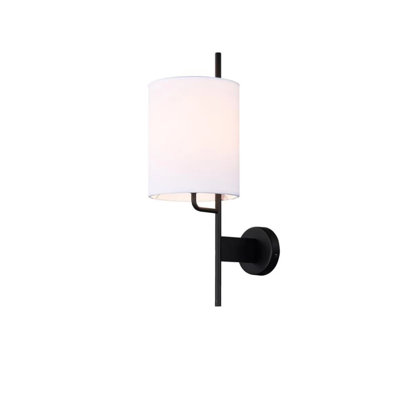 Moderní nástěnná lampa TOKYO - 1xE27, 40W, černá / bílá