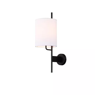 Moderní nástěnná lampa TOKYO - 1xE27, 40W, černá / bílá