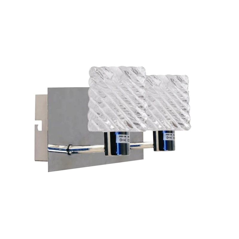 Nástěnné moderní světlo TOSCA - 2xG9, 40W, chromované / čiré