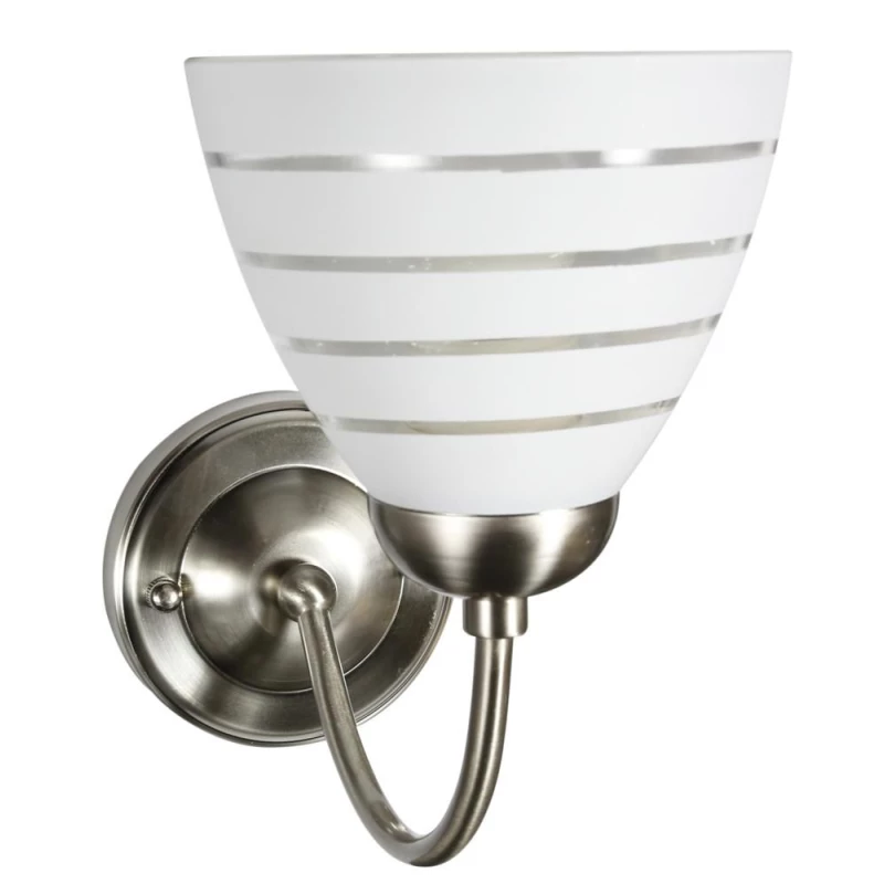 Nástěnné osvětlení ULI - 1xE27, 60W, stříbrné / bílé