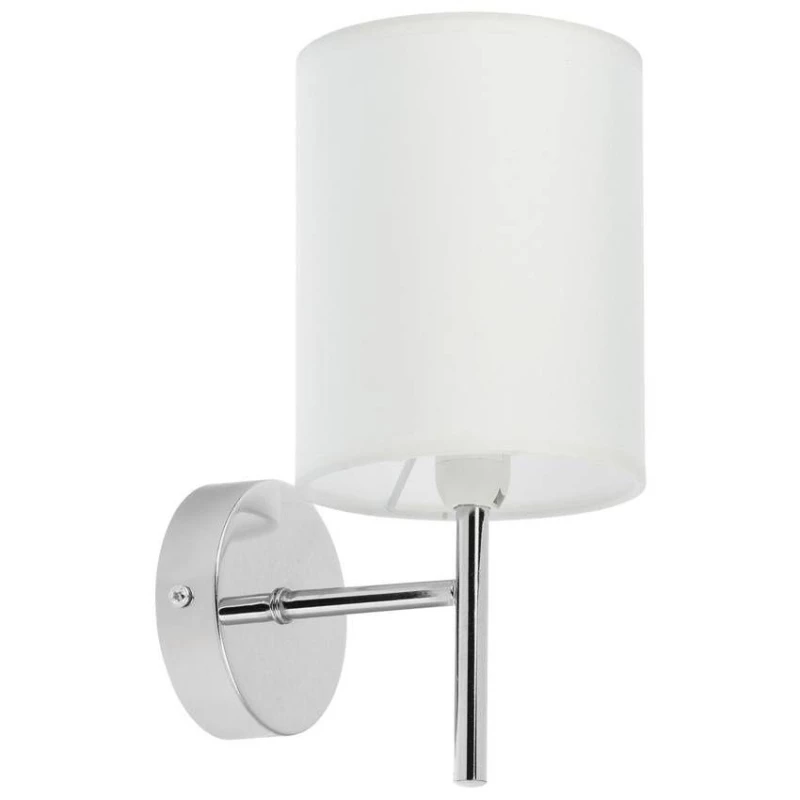 Nástěnné moderní osvětlení YAN - 1xE14, 40W, chromované / bílé