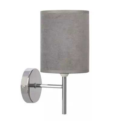 Nástěnné moderní osvětlení YAN - 1xE14, 40W, chromované / grafitové