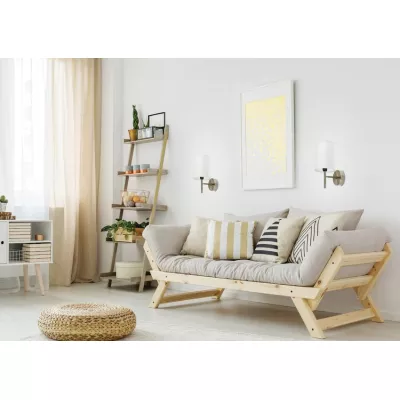 Nástěnné moderní osvětlení YAN - 1xE14, 40W, patina / bílé