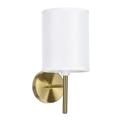 Nástěnné moderní osvětlení YAN - 1xE14, 40W, patina / bílé