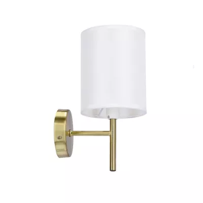 Nástěnné moderní osvětlení YAN - 1xE14, 40W, patina / bílé