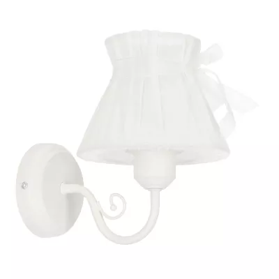 Nástěnné osvětlení v provence stylu ZEFIR - 1xE27, 40W, bílé