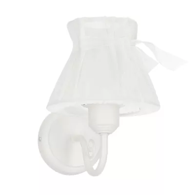 Nástěnné osvětlení v provence stylu ZEFIR - 1xE27, 40W, bílé