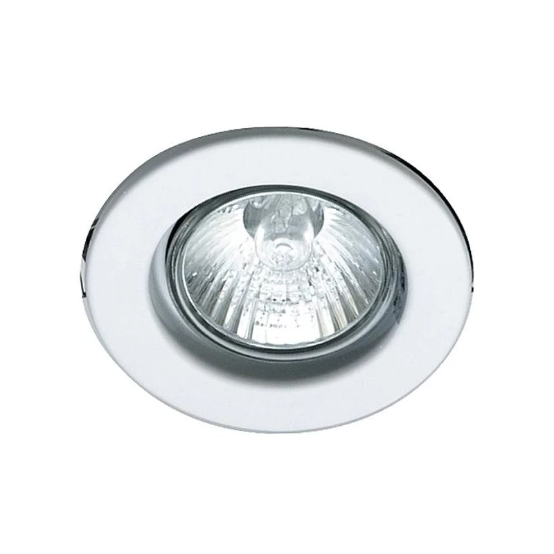 Vestavné stropní svítidlo ALLAGASH - 1xGU10, 50W, 8,2cm, kulaté, bílé